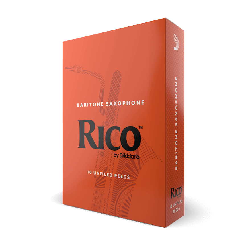 Тростини для баритон саксофона D`ADDARIO RICO - BARITONE SAX #3.5 - 10 PACK, фото 1