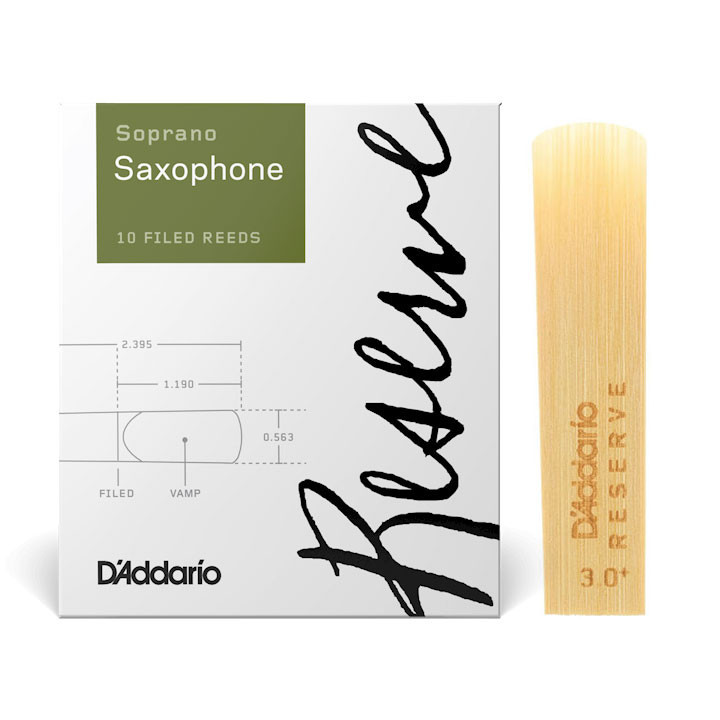 Тростина для сопрано саксофона D`ADDARIO RESERVE - SOPRANO SAX #3.0+ (1ШТ), фото 1