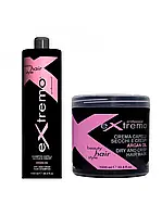 Набір Extremo Dry and Crisp шампунь і маска для сухого та пошкодженого волосся з аргановою олією 2х1000 мл (EX404/EX406)
