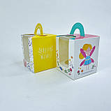 Коробка для капкейків (1 шт), 82*82*100 мм, з вікном, "Фея", фото 5