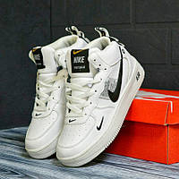 Кроссовки, кеды отличное качество Nike Air Force 1 Mid White Размер 36