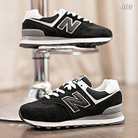 New Balance 574 Black White 37 кроссовки и кеды высокое качество Размер 37