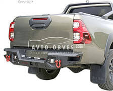 Задній бампер силовий для MItsubishi L200 2019-... - тип: v2