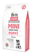Сухий корм Brit Care GF Mini Puppy 2 kg Lamb для цуценят дрібних порід (ягня)