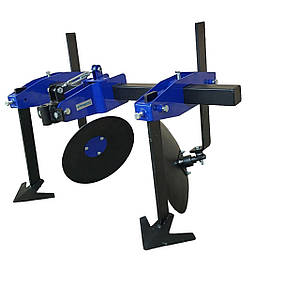Дисковий загортач на подвійній зчіпці (ф 410) АGROMARKA MODERN з плоскорізами