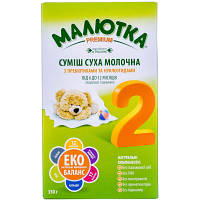 Детская смесь Малютка Premium 2 молочная с 6 до 12 месяцев 350 г 4820199500091 d