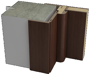 Комплект коробки для дверей Millenium/ Plato Папа Карло - стойка 80 мм дерево (2,5 шт) - фото 2 - id-p2096296687