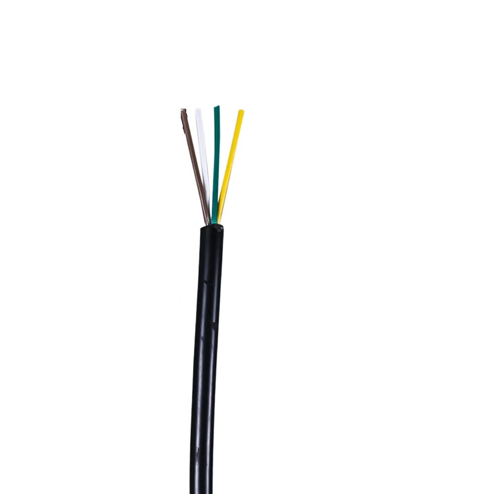 Провід силіконовий 30AWG 4C чорний на відріз (1м)