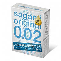 Презервативи поліуретан Sagami original 0.02 з дод. мастилом (ціна за 3 штуки) sonia.com.ua