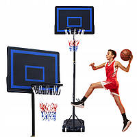 Баскетбольная стойка Falcon Junior 1.6-2.1 м мобильная BASKET02 I'Pro