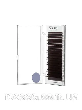 Вії MAKO Brown XL 0.10 6-8 mm, фото 1