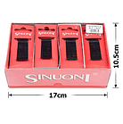 Невидимки чорні ребристі Sinuoni 4,9 см 10 шт, фото 4