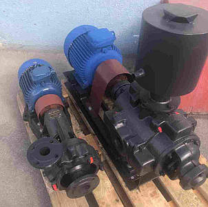 Насос ВВН1-3 вакуумний водокільцевий насос в агрегаті з електродвигуном