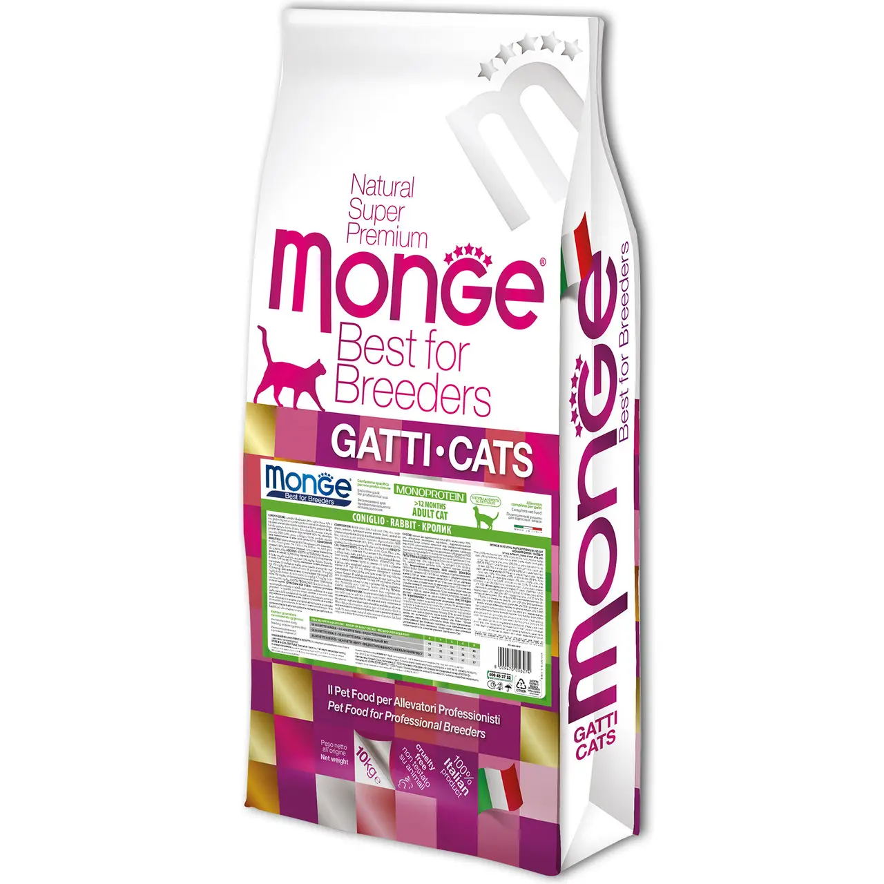 MONGE CAT Adult з кроликом - 10 кг