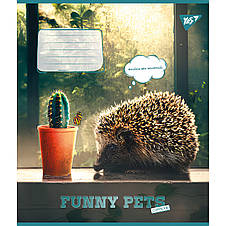 Набір зошитів 96арк. лінія YES Funny pets, уп.5шт. (767177), фото 3