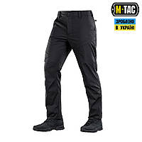 Тактичні штани M-TAC PATROL GEN.II FLEX DARK BLACK,військові чоловічі чорні штани, що тягнуться з кишенями для поліції та ДСНС