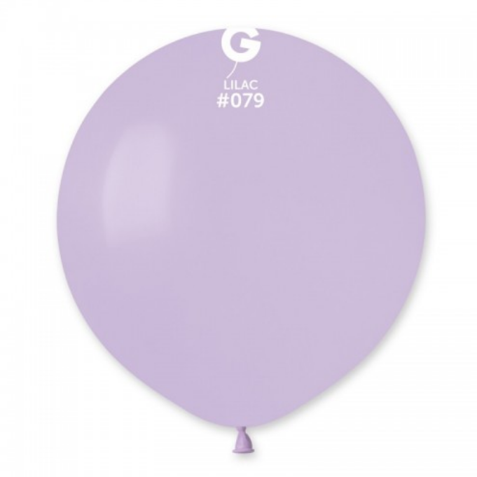 Повітряна куля бузковий19" (48 см) - 10 шт., Gemar