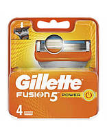 Сменные картриджи для бритья Gillette Fusion Power, 4 шт