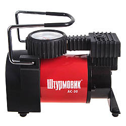 Компресор автомобільний "Штурмовик" 100psi/12Amp/37л/прикурювач