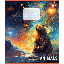 Набір зошитів 36арк. клітинка YES Dreamer animals, уп.15шт. (767061), фото 4