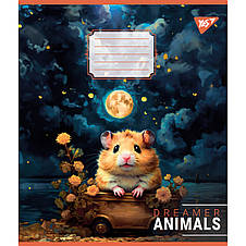 Набір зошитів 36арк. клітинка YES Dreamer animals, уп.15шт. (767061), фото 2
