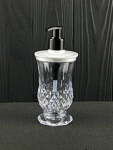 Прозорий флакон 175 мл із дозатором для дому, органайзер для ванної кімнати