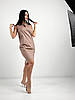 Лляне плаття міді "Viki" оптом | Розпродаж моделі, фото 3
