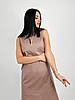 Лляне плаття міді "Viki" оптом | Розпродаж моделі, фото 6