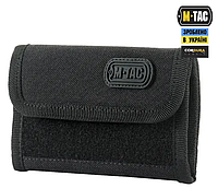 Мужской кошелек М-Tac Черный, бумажник для денег, портмоне мужской MIVAX