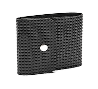 Жіночий гаманець 11*9 см Чорний текстурний, стильний гаманець складний APEX