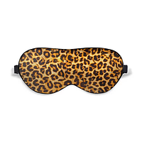 Шелковая маска для сна Леопард, Маска из шелка, Повязка на глаза APEX