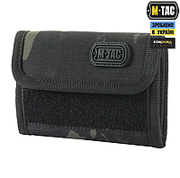 Мужской кошелек М-Tac Мультикам Черный, бумажник для денег, портмоне мужской APEX
