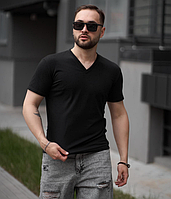 Мужская футболка Черный (S), футболка стильная, футболка для мужчин MIVAX