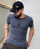 Мужская футболка с принтом Графит (L), стильная футболка для мужчин APEX