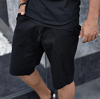 Мужские шорты Flax Черный (XL), шорты стильные, шорты повседневные мужские, летние шорты MIVAX