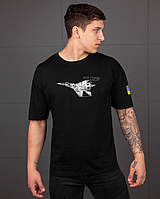 Мужская футболка Hero Черный S, оверсайз футболка, стильная футболка для мужчин APEX