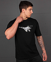 Мужская футболка Hero Черный XL, оверсайз футболка, стильная футболка для мужчин MIVAX