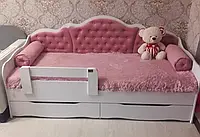 Кровать односпальная подростковая Л-6 без подушек диван кроватка детская для подростка для девочки с ящиками