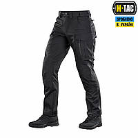 Тактические штаны M-TAC PATRIOT GEN II FLEX DARK BLACK,водооталкивающие черные брюки с пропиткой для полиции