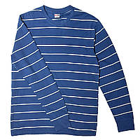 Чоловіча кофта бавовна в смужку Узбекистан Fazo-R р.48-56 синій