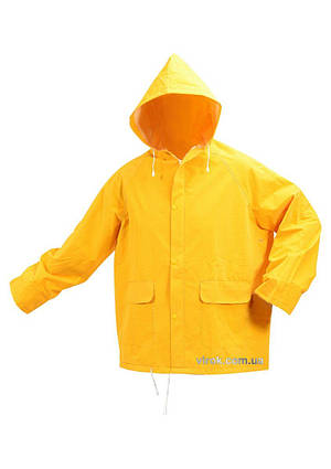 Куртка з капюшоном водонепроникна жовта VOREL, розм. L [20]