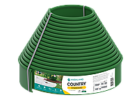 Бордюр садовый пластиковый Country Standard H100 зеленый 15 м