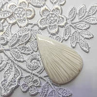 Белый сколецит натуральный камень крупный кабошон для создания украшений женский кулон сколецит