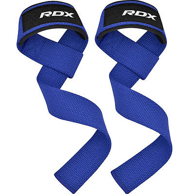 Лямки для тяги RDX W1 Gym Single Strap Blue Plus