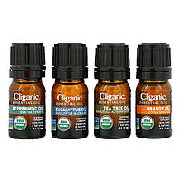 Cliganic, эфирные масла, набор для ароматерапии, набор из 4 предметов