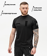 Тактическая футболка Triumph Черный M, футболка для военных, футболка потоотводная MIVAX