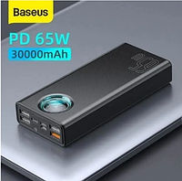 PowerBank Baseus 30000 mah 65W Amblight для ноутбука, с быстрой зарядкой + Кабель 100 W в комплекте