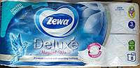 Туалетная бумага Zewa Deluxe Magical Winter, белая, 3-слойная, 150 отрывов, 8 рулонов