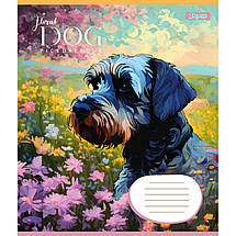 Набір зошитів 12арк. клітинка 1Вересня Floral dog, уп.25шт. (766915), фото 4