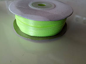 Стрічка атласна 3мм салатова